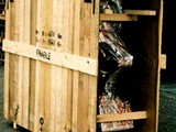 Imballo di materiale con sacco barriera
